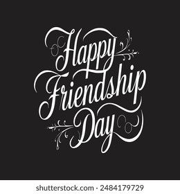 Friendship Day Vector Art Illustration