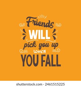 Friendship day vector t-shirt design