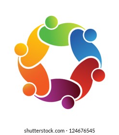 Friendship group Logo Template