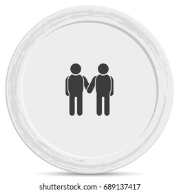Friendship icon.