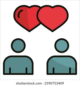 Friendship Icon Element For Design