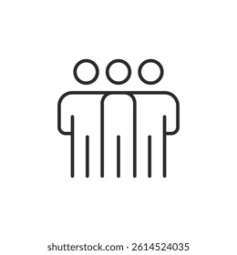 Friendship icon. Simple Global Friendship icon representing international unity, peace, and world community. Ideal for social media, educational platforms, and events. Vector illustration