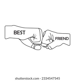 friendship icon vector illustration symbol design