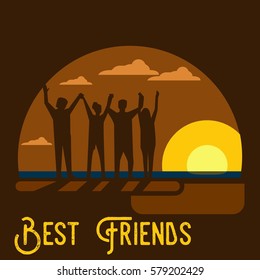 friendship illustration vector