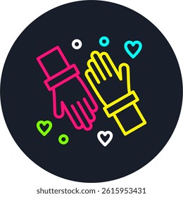 Friendship Line Multi Colour Circle