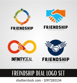 Friendship Logo Designs Template Set