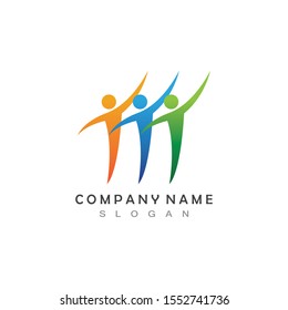 Friendship Logo and Icon Design Vector