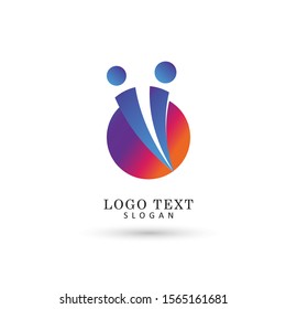 Friendship & Partnership Logo. Icon  & Symbol Vector Template.