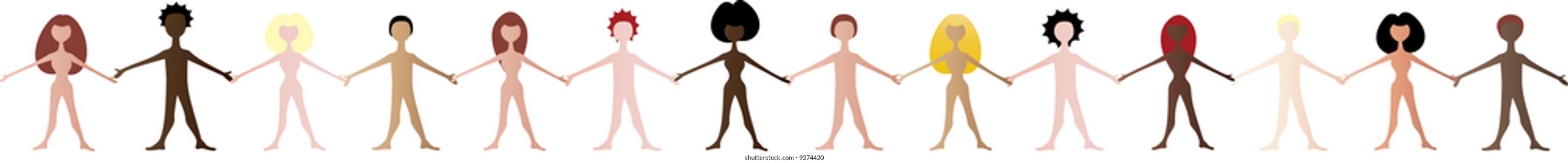 Friendship of the people of all world