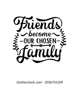 Friendship quotes design lettering vector