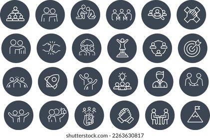 friendship relationship icons vector design