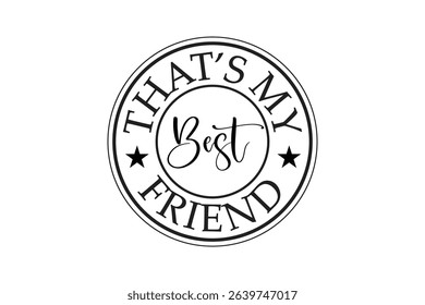 Friendship round sing  t-shirt design, Friendship  t-shirt logo