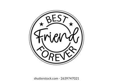 Friendship round sing  t-shirt design, Friendship  t-shirt logo