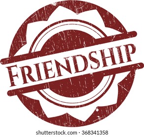 Friendship rubber stamp