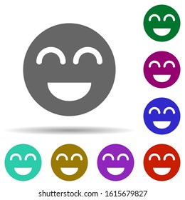 Friendship, smile in multi color style icon. Simple glyph, flat vector of Friendship icons for ui and ux, website or mobile application