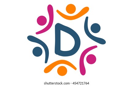 Friendship Teamwork Parenting Letter D