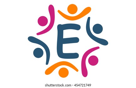 Friendship Teamwork Parenting Letter E