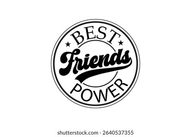 Friendship T-shirt design and logo design