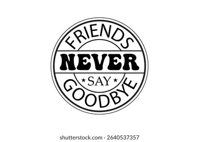 Friendship T-shirt design and logo design