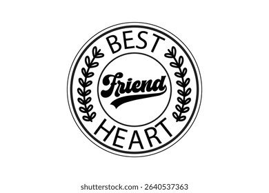 Friendship T-shirt design and logo design