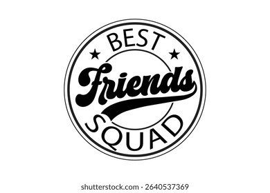 Friendship T-shirt design and logo design