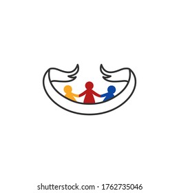 ilustración de diseño de vector de amistad