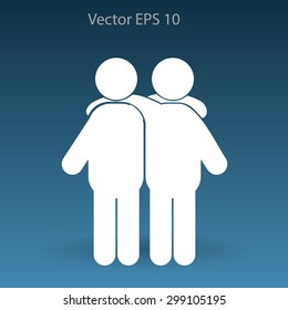 friendship vector icon