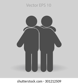 friendship vector icon