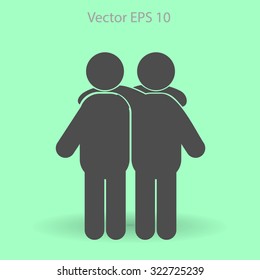 friendship vector icon