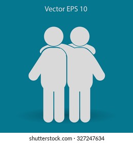 friendship vector icon