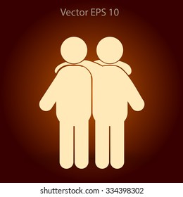 friendship vector icon