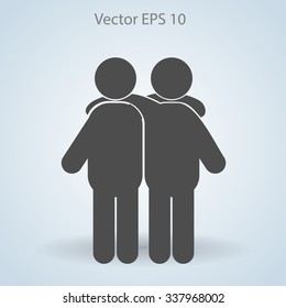 friendship vector icon