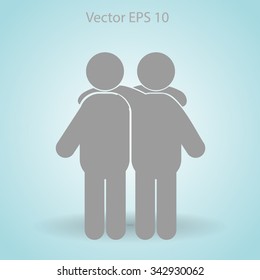 friendship vector icon