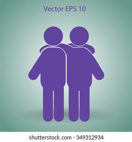 friendship vector icon