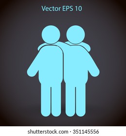 friendship vector icon