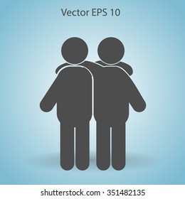 friendship vector icon