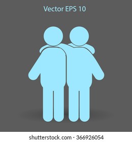 friendship vector icon