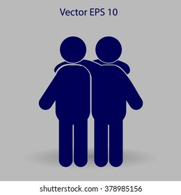 friendship vector icon