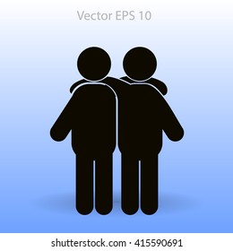 friendship vector icon