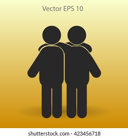 friendship vector icon