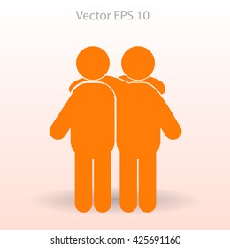 friendship vector icon