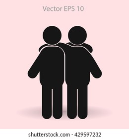 friendship vector icon