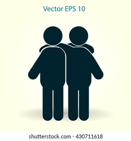 friendship vector icon