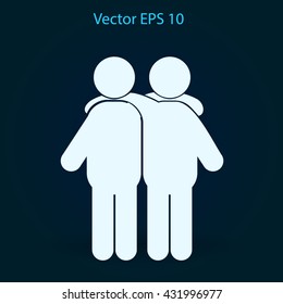 friendship vector icon
