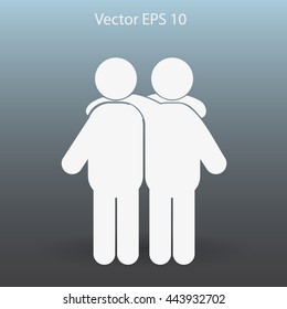 friendship vector icon