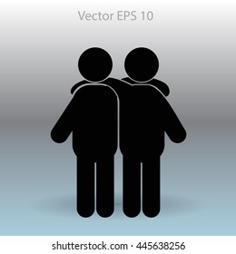 friendship vector icon