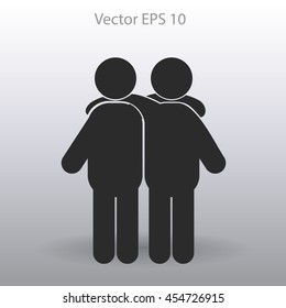 friendship vector icon