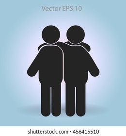 friendship vector icon