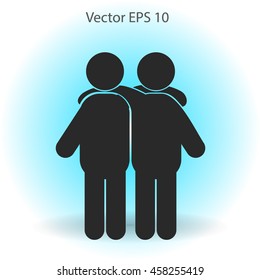 friendship vector icon