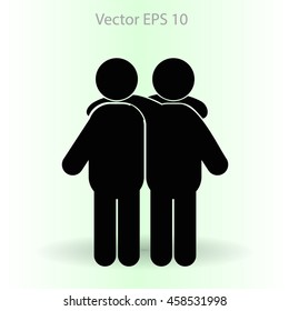 friendship vector icon